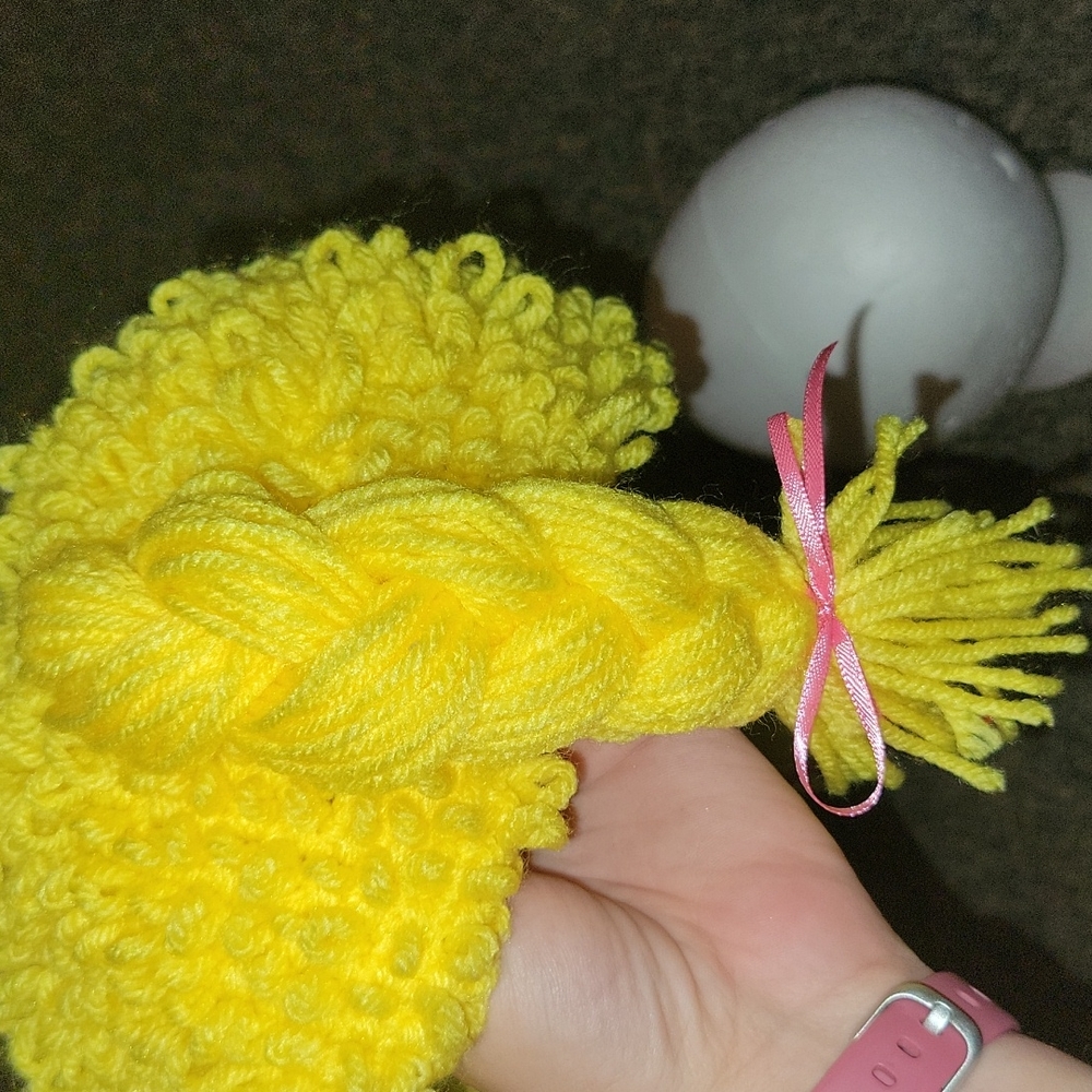 Hand Crocheted doll hat - Picture 5 of 7